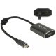 Delock Adapter USB Type-C  csatlakozódugóval > mini Displayport csatlakozóhüvellyel (DP váltakozó mó