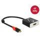 Delock 62999 Adapter USB Type-C csatlakozódugóval > HDMI csatlakozóhüvellyel (DP váltakozó mód) 4K 30 Hz