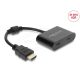 Delock Adapter HDMI-dugós csatlakozó - USB Type-C -csatlakozóhüvely (DP Alt Mode) 4K 60 Hz