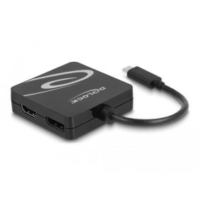   Delock USB Type-C - VGA/DVI/HDMI/DisplayPort átalakító (63129)