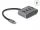 Delock 4 portos USB 3.2 Gen 1 hub USB Type-C csatlakozóval   USB Type-A portok a tetején