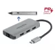 DeLock USB 3.2 Gen 1 3x Type-A + 1x Type-C Hub + Gigabit LAN (63252)