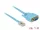 Delock RS-232 DB9 típusú adapter anya > 1 x RS-232 RJ45 soros apa 1m (63341)
