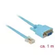 Delock RS-232 DB9 típusú adapter anya > 1 x RS-232 RJ45 soros apa 1m (63341)