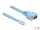 Delock RS-232 DB9 típusú adapter apa - 1 x RS-232 RJ45 soros apa 1 m