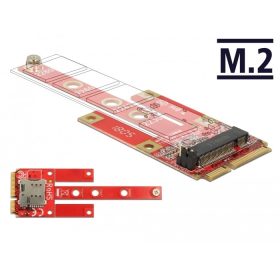   Delock Mini PCIe Átalakító > M.2 Kulcs B rés + Micro SIM rés