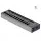 Delock Külső SuperSpeed USB hub 13 bemenettel és kapcsolóval