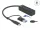 Delock 4 Port USB 3.2 Gen 1 Hub USB Type-C  vagy A-típusú USB konnektorral
