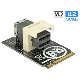   Delock Adapter M.2 Kulcs M > SFF-8643 NVMe horizontális 2242 (63918)