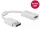 Delock DisplayPort 1.4 adapter HDMI 4K 60 Hz-hez HDR funkcióval passzív fehér (63936)