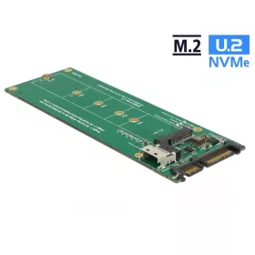   Delock U.2 SFF-8654 vagy SATA átalakító 1 x M.2 M-kulcs nyíláshoz (63953)