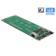 Delock U.2 SFF-8654 vagy SATA átalakító 1 x M.2 M-kulcs nyíláshoz (63953)