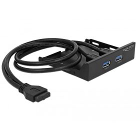 Delock 3.5” 2x USB 3.0 elülső panel (63994)
