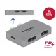 Delock Kettős DisplayPort adapter MacBook-hoz 4K 60 Hz és PD 3.0-s (64001)