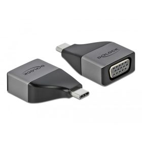   Delock USB Type-C  adapter VGA (DP Alt Mode) 1080p   kompakt kialakítású