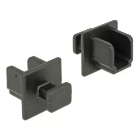   Delock USB 3.0 Type-B anya csatlakozóvédő 10db fekete (64010)