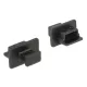 Delock 64011 USB 2.0 Mini-B kimenethez porvédő fogantyúval 10 db fekete