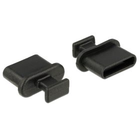  Delock 64013 USB-C kimenethez porvédő fogantyúval 10 db fekete