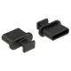 Delock 64013 USB-C kimenethez porvédő fogantyúval 10 db fekete