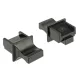 Delock Porvédo RJ45 típusú kimenethez fogantyúval 10 db fekete