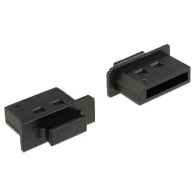   Delock Displayport típusú kimenethez porvédő 10 db fekete (64025)