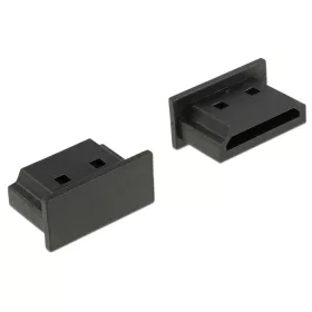   Delock Porvédő HDMI A típusú kimenethez fogantyú nélkül 10 db fekete (64030)