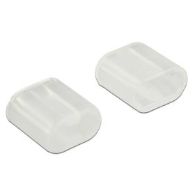   Delock Porvédő az Lightning  dugó, 10 darab áttetsző (64035)