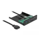 Delock 3.5” 3.2 Gen 1 USB elülső panel, kártyaolvasó (64058)