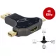 Delock 3 az 1-ben Monitor Csatlakozó USB-C  / DisplayPort / mini DisplayPort bemenetbol HDMI kimenet (64060)