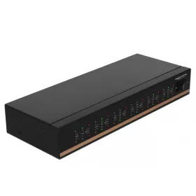  Delock USB 2.0 csatlakozóval rendelkező, 12 portos, soros RS-232 hub túlterhelés védelemmel és kibőv