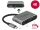 Delock USB Type-C adapter HDMI-hez és VGA-hoz 3.0 USB portal és PD-vel (64074)