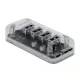 Delock Külső 3.0 USB hub 4 porttal, átlátszó (64087)