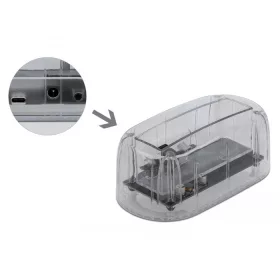   Delock USB Type-C  Dokkoló Állomás 1 x SATA HDD / SSD számára, átlátszó (64089)