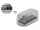 Delock USB Type-C  Dokkoló Állomás 1 x SATA HDD / SSD számára, átlátszó (64089)