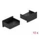 Delock USB-A kimenethez porvédő fekete 10db (64102)