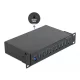 Delock 10  ipari hub 10 x USB 3.2 Gen 1 A-típusú csatlakozóval
