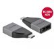 Delock USB Type-C - DisplayPort (DP Alt Mode) kompakt kialakítású adapter 4K, 60Hz (64120)