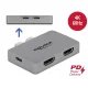 Delock Kettős HDMI adapter MacBook-hoz 4K 60 Hz és PD 3.0-s (64123)