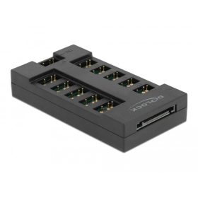 Delock 10 porttos RGB Hub ARGB LED-ekhez (64128)
