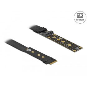   Delock Riser kártya M.2 Key M Extension NVMe 20 cm hosszú kábellel (64136)