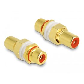   Delock Audio adapter RCA anya-anya installációhoz piros gyűrűvel (64142)
