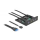 Delock 3.5" USB 3.2 Gen1 front panel 2xUSB-A + HD-Audio (64150)