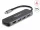 Delock 3 portos USB Hub és 4K HDMI kimenet USB Type-C  csatlakozóval és PD 85 Watt