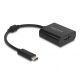 Delock USB Type-C  adapter HDMI (DP Alt Mode) 8K-hez HDR funkcióval fekete