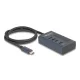 Delock USB 10 Gbps hub 4 db. USB Type-C  porttal, amelyből 3 adat csatlakoztatási felület és egy adat és 20 Watt-os PD tápjelzéssel (64189)