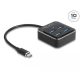Delock USB 3.2 Gen 2 USB Type-C hub 4 x USB Type-A csatlakozóaljzattal   10 Gbps