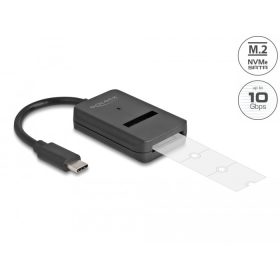   Delock M.2 NVMe PCIe vagy SATA SSD USB-C 10 Gbps sebességgel converter (64198)