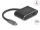 Delock USB Type-C adapter HDMI-re (DP Alt mód) 8K HDR-rel és Power Delivery 100 W-os tápellátással (64199)