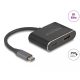Delock USB Type-C adapter HDMI-re (DP Alt mód) 8K HDR-rel és Power Delivery 100 W-os tápellátással (64199)