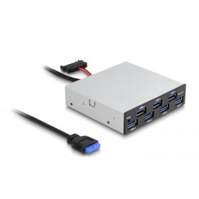   Delock 3.5  USB 5 Gbps első panel 7 x USB A-típusú (64207)